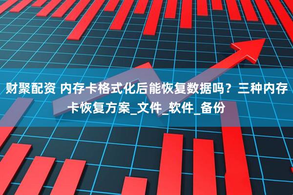 财聚配资 内存卡格式化后能恢复数据吗?三种内存卡恢复方案_文件_软件_备份
